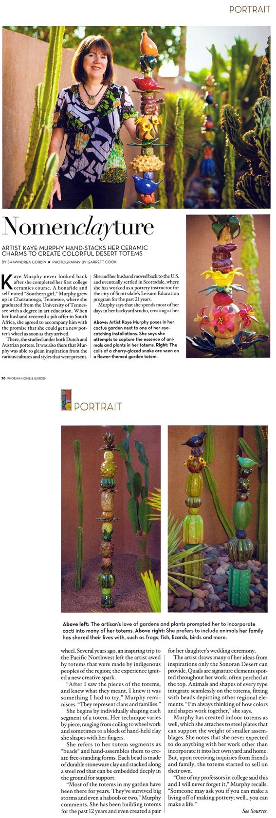 Phoenix Home and Garden: Ceramicist Kaye Murphy